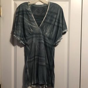 Custo Barcelona Low V Neck Blouse